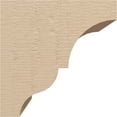 thumbnail image 3 of 6"W x 6"D x 6"H Wide Asheboro Rough Cedar Woodgrain TimberThane Corbel, Primed Tan, 3 of 6