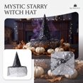 thumbnail image 3 of Halloween Pointed Witch Hat, Lightweight Wizard Headwear Accessory, Ideal for Halloween Themed Parties, Evening Gathering, Photo Shoot, Festival Outfit and Holiday Dress Up Supplies A, 3 of 8