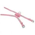 thumbnail image 4 of Pet Dog Harness Strap Lead Bling Rhinestone Necklace Leather Bowknot Collar, 4 of 5