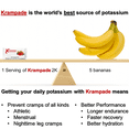 thumbnail image 3 of Krampade High Potassium Electrolytes Powder Fruit Punch Cramp Relief Cellular Hydration Endurance Recovery 20 Count Single Hydration Packets, 3 of 11