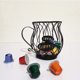 thumbnail image 4 of Soporte para cápsulas de café, organizador de cesta de almacenamiento de cápsulas de café con forma de taza para estación de café, decoración de bar, restaurante, salón de té, encimera de cocina, 4 of 5