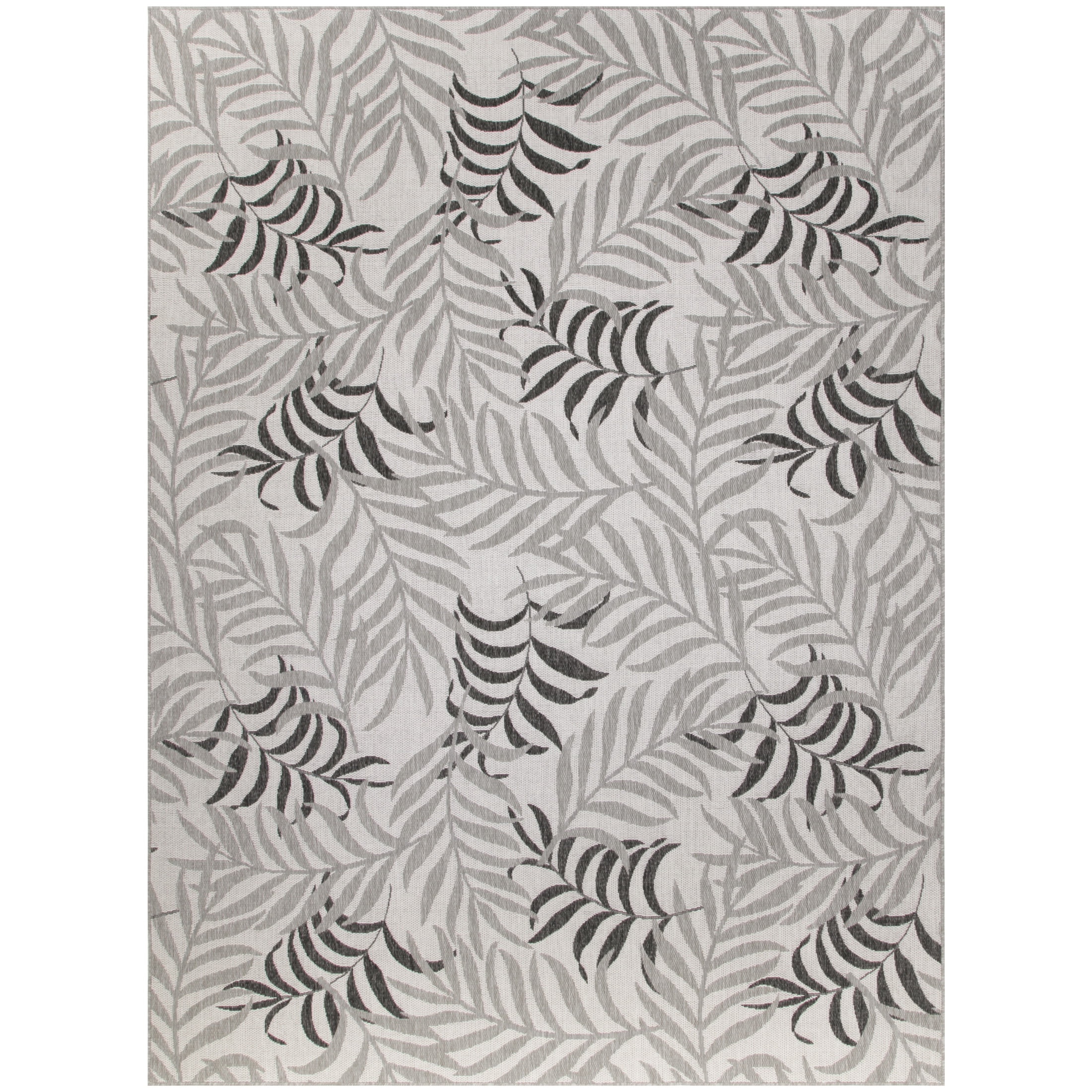 Nourison Garden Oasis 10' x 14' Grey Tropical Rug