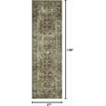 thumbnail image 2 of Magnolia Home by Joanna Gaines x Loloi Sinclair SIN-01 Collection Machine Washable Pebble/Taupe 2'-3" x 11'-6" Runner Rug, 2 of 8