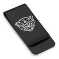 thumbnail image 1 of Stainless Steel Geometric Polygon Polar Bear Animal Classic Slim Money Clip Credit Card Holder, 1 of 2