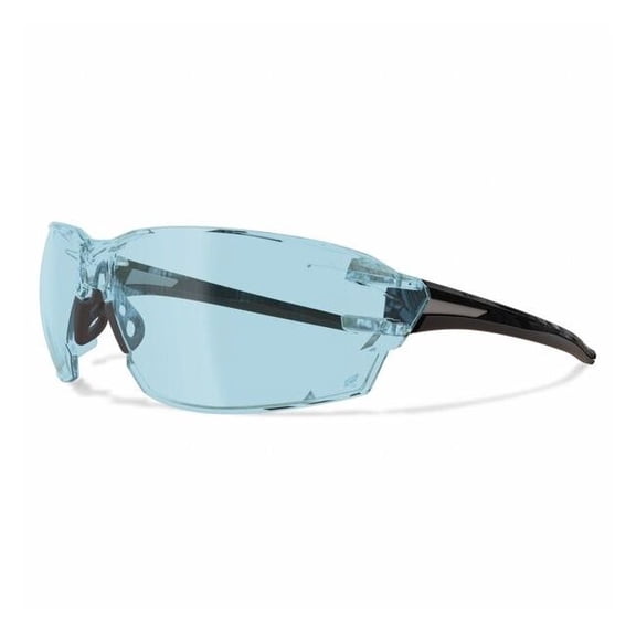 Edge Eyewear Safety Glasses, Light Blue, Black XV413