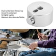 thumbnail image 3 of Drum Cymbal Quick Release Cap Aluminum Alloy Cymbal Nut Fixing Buckle for Percussion Instrument, 3 of 7