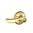 thumbnail image 2 of Schlage Champagne Lever Bed and Bath Lock, 2 of 7