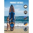 thumbnail image 3 of HLDIRECT 11'6" x 35" Inflatable Stand Up Paddle Board with Seat, Extra Long & Wide SUP Board, Non-Slip Stable Deck for Adults & Youth, 3 of 8