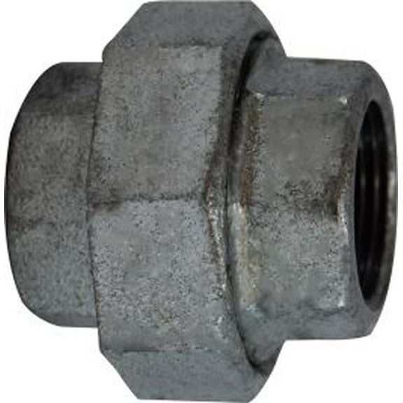 1-1/2 Galvanized Union, Galvanized 150# Malleable Fittings, Nipples and Fittings