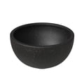 thumbnail image 4 of LeisureMod Iris Mid-Century Modern Fiberstone and Clay Planter - Round Plant Pot with Drainage Holes for Indoor and Outdoor (Black, 9" Height), 4 of 6