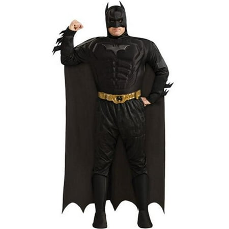 Rubies Costume Co 32975 Batman Dark Knight Deluxe Muscle Chest Batman Adult Plus Costume Size Plus