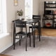 thumbnail image 4 of 3 - piece estilo rural dining mesa set para 2 - a space - saving mesa con 2 cozy sillas para small dining rooms y apartments, 4 of 6