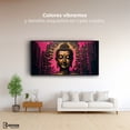 thumbnail image 2 of Cuadro Decorativo Marco Flotante Canvas Revolution Buda Reflejo Oro Rosa 120x60 Marco Negro, 2 of 3
