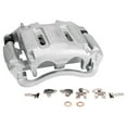 thumbnail image 2 of TRQ Front Left Brake Caliper w/Bracket Drivers Side Compatible with 2005-2012 Ford F-350 Super Duty 2011-2012 F-450 Super Duty, 2 of 6