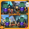 thumbnail image 2 of Monstruo verde inflable de Halloween de 1,2 m con LED - LOVTILAK, 2 of 7