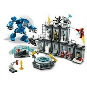 LEGO Marvel Avengers Iron Man Hall of Armor 76125 Building Kit Marvel TonyStark Iron Man Suit Action Figures (524 Pieces)