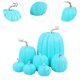 thumbnail image 2 of 7 Piezas De Calabazas Falsas, Modelo De Bricolaje, Calabazas Falsas De Espuma Para La Mesa De Halloween, Otoño, Azul, 2 of 5