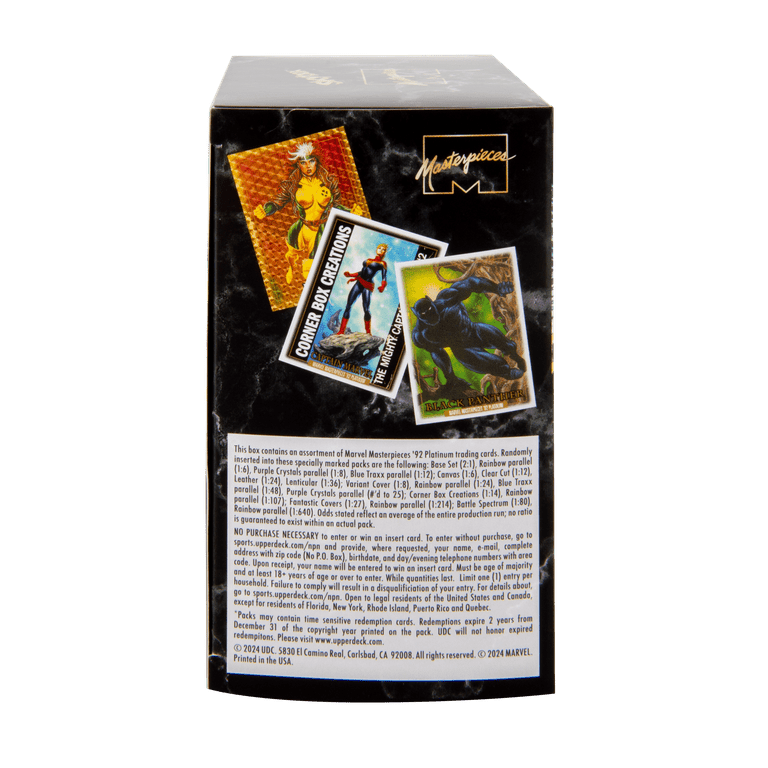Marvel Masterpieces '92 Platinum Blaster Box (Upper Deck 2024)