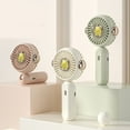 thumbnail image 4 of Mini Fan 500Mah Rechargeable Personal Fan Summer Creative Usb Charging Portable Silent Keychain Mini Fan Handheld For Travel Walking Hiking, 4 of 4