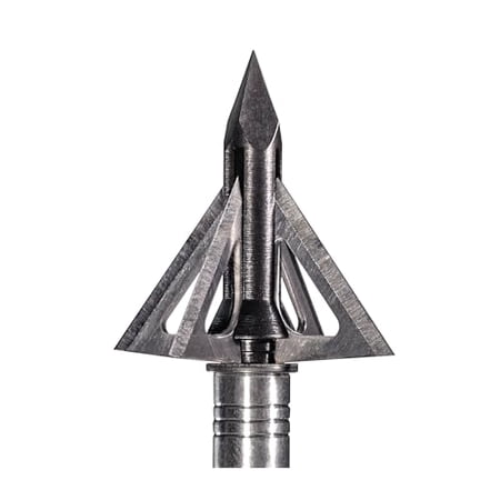 Slick Trick Magnum 100gr Pro Series Broadheads 100% Stainless Steel 1 1/8 Cutting Diameter .035 Blade Thickness Corrosion-Resistant Fixed Blade Design (17STPRO3100M)