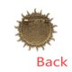 thumbnail image 3 of Línea de gestos Pin de gancho de metal vintage con forma de sol Unbranded  M, 3 of 3