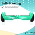 thumbnail image 3 of GOTRAX NOVA Hoverboard for Kids Ages 6+, 200W 6.5" LED Wheels&6.25mph HoverBoard for Kids, Teal, 3 of 10