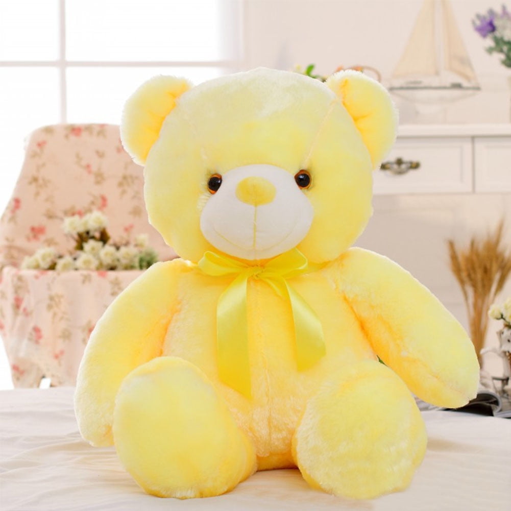 glowing teddy bear