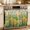 Grass Green Forest Green Light Yellow, variant on Fall Oven Skirt Curtain 27"Wx20"L, Waterproof Ruffled Stove Cover Skirt with 8 Ribbon Ties, Thanksgiving Orange White Pumpkin Autumn Leaves Decorative Oven Door Curtain for Kitchen Dishwasher Cabinet