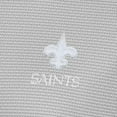 thumbnail image 4 of Men's Antigua White/Gray New Orleans Saints Rings Polo, 4 of 4