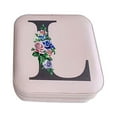 thumbnail image 6 of BGZLEU 26 Letters Earring Jewelry Display Storage Box Case Organizer Flannel Tray Holder Gift, 6 of 9