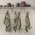thumbnail image 5 of Candle Patterns Kitchen Towels 6-Piece Pack Tea Towels for Kitchen Decorative Waffle Design 28x18in, 5 of 7