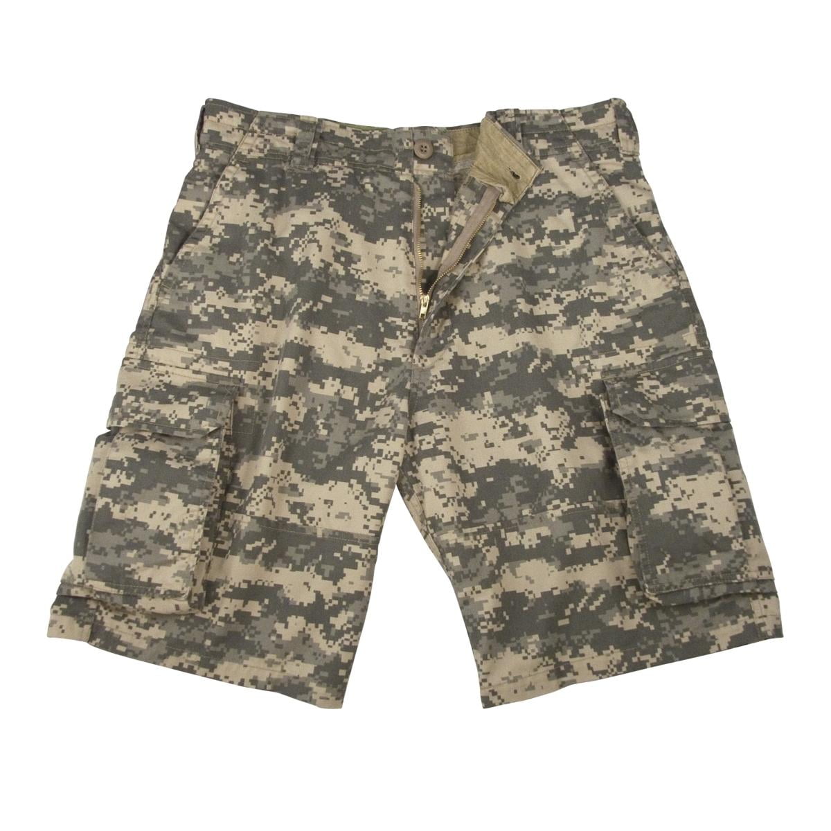 blue camo cargo shorts