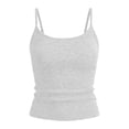 thumbnail image 3 of AUNVITO Women's Summer Sleeveless Ribbed Tank Top Round Neck Casual Comfortable, 3 of 5