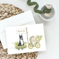 thumbnail image 2 of Boxer Black Cropped Ears Greeting Cards and Envelopes Pack of 8, 2 of 2