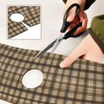 thumbnail image 6 of Yayeee Faucet Mat for Kitchen Sink 14.7" Diatomite Long Splash Guard Pad, Caramel Plaid Pattern, 2 Pack, 6 of 7