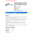 thumbnail image 2 of Upstream Oxygen Sensor - Compatible with 2016 - 2018 BMW 340i xDrive 3.0L 6-Cylinder B58B30M0 FI Turbocharged GAS 2017, 2 of 2