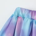thumbnail image 7 of WMTBSRSW Girl's Fashion Rainbow Skirt Elastic Waist Ruffle Flowy A Line Boho Summer Skirts Colorful Tie Dye Casual Elegant Party Prom Skirts 4-15 Years, 7 of 7