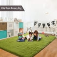 thumbnail image 5 of Arogan Modern Soft Fluffy Carpet for Living Room, Bedroom and Children's Room, Green, 5'x8 '., 5 of 7