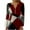 1# Red cheap stuff under 5 dollars, variant on Dyegold Long Sleeve Tunic Tops For Women Fall Fashion 2023 Pleated V-Neck Blouses Casual Vintage Boho Floral Shirts Tshirts