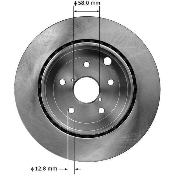BENDIX PRT5892 Bendix Brake Rotor Fits select: 2008-2013 SUBARU IMPREZA