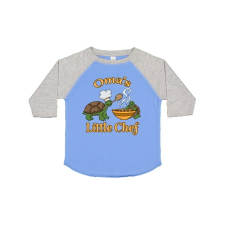 

Inktastic Oma s Little Chef with Cute Turtles Gift Toddler Boy or Toddler Girl T-Shirt