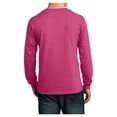 thumbnail image 2 of Yellow Rooster Men's Long Sleeve Core Cotton Tee Sangria M, 2 of 6