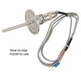 thumbnail image 4 of Thermocouple, Shovel Connector 60mm Probe Length K Type Temperature Thermocouple High Accuracy  For Detection, 4 of 8