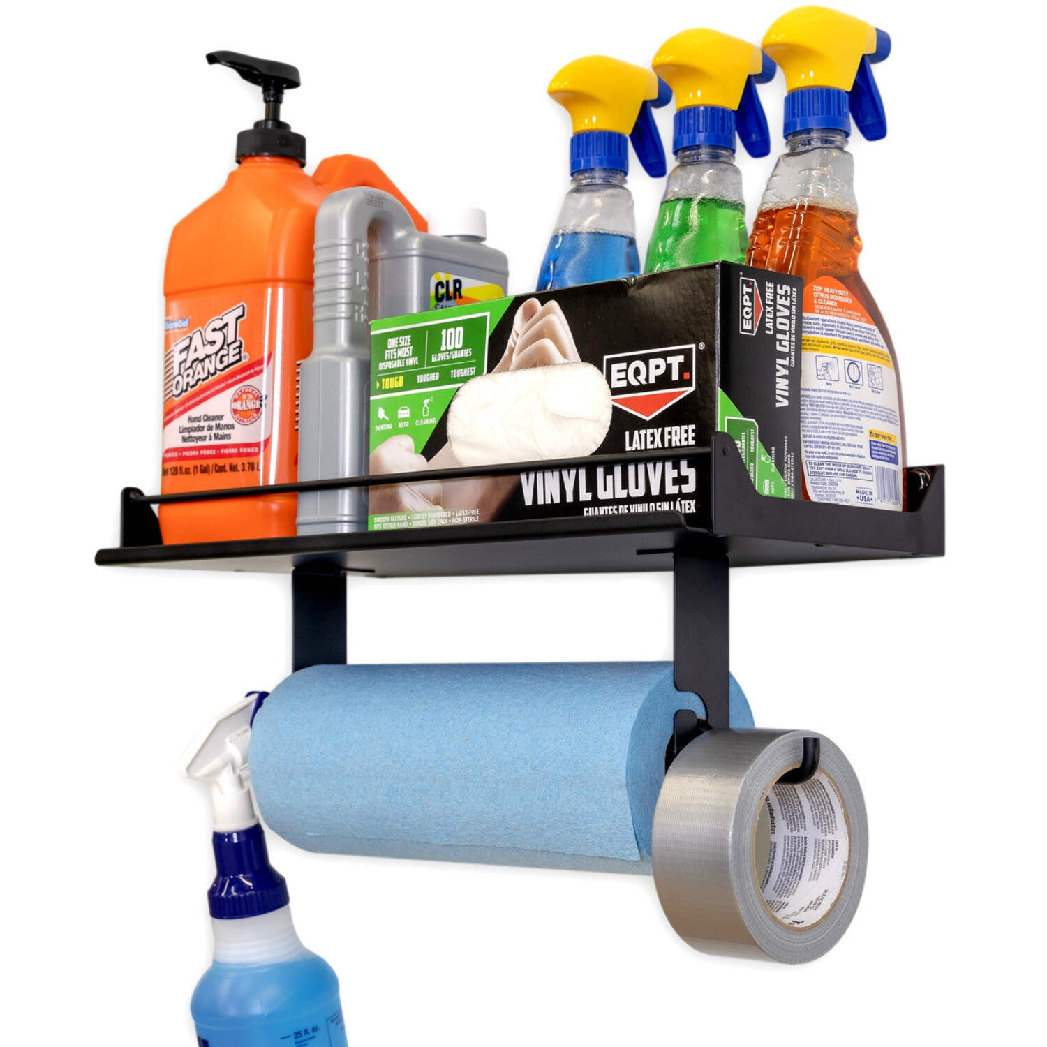 Shop Paper Towel Holder, Wall Mounted Garage Organization Must-Haves, Car Detailing Cleaning Supplies Storage