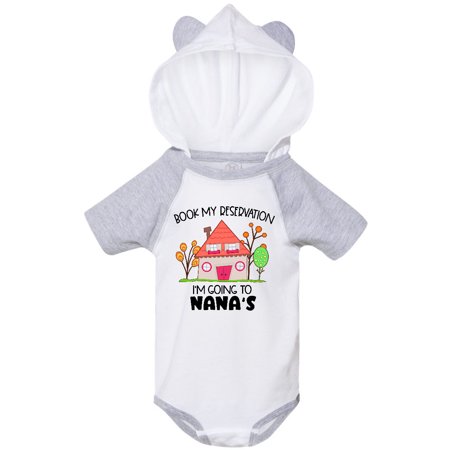 

Inktastic Book my Reservation! I m Going To Nana s- House Gift Baby Boy or Baby Girl Bodysuit