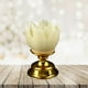 thumbnail image 3 of Lámpara de loto colorida y creativa, funciona con pilas, sagrada para el altar budista. Amarillo, 3 of 8