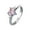 Pink, variant on Hearth & Gear Engagement Round Cut Zircons Women Wedding Rings Jewelry Rings For Woman Ring Set for Little Girls Rings for Teen Girls Bulk Rings for Women Thick Rings Rings Non Bulk Rings Masculine