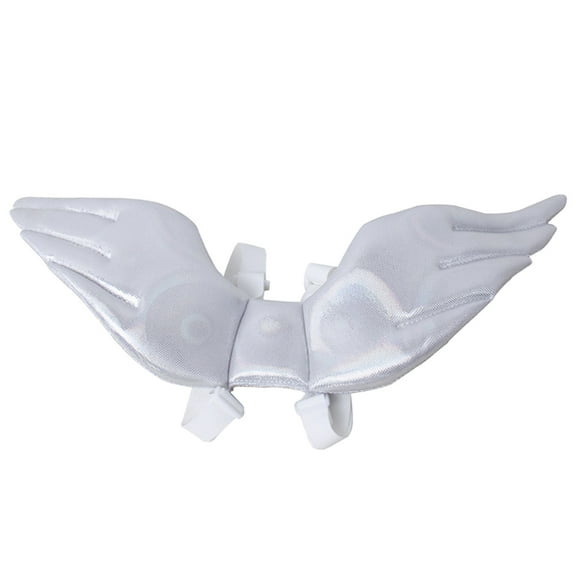 NICEXMAS Halloween Angel Wings Pet Costume 1 Set White Size S for Cat