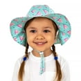 thumbnail image 4 of Jan & Jul Kids' Sun-Hats for Girls with UV Protection, Adjustable for Growth (XL: 5-12 Years, Watermelon), 4 of 5