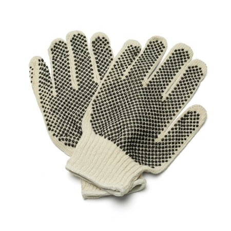 - Industrial Grade PVC Double Dot Gloves for Men's Size 12 Pairs